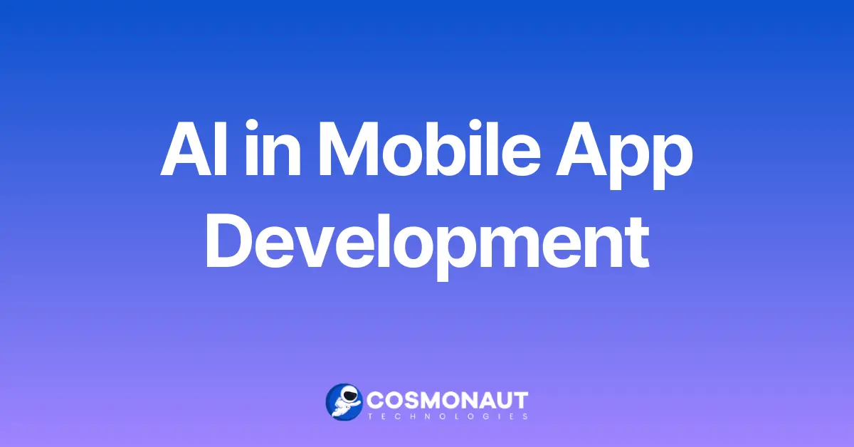 Ai in app development